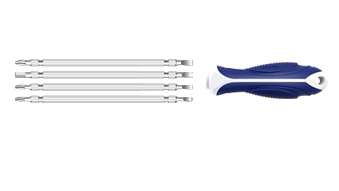 5 in 1 Screwdriver Set with 4 Shafts