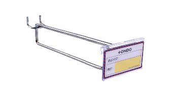 Extra long screwdriver Hanger with label
